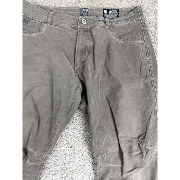Kuhl Pants Mens 38x32 Brown Revolvr Hiking Outdoor Nylon Blend Jeans Casual - Picture 3 of 15